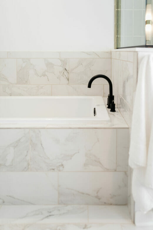 Master-Bath-remodel-Marble-Tile-Tub-Black-Fixtures